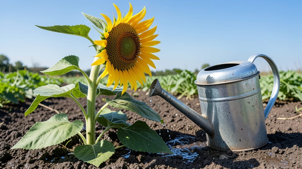 Water for Sunflowers: Deep Roots Need This Much Weekly (Drought-Proof Tips)