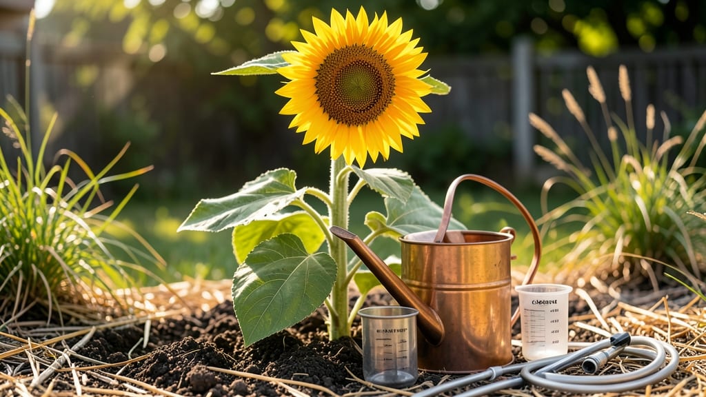 How Much Water Does a Sunflower Plant Need: Soil Moisture Secrets for Towering Stalks Without Wilting