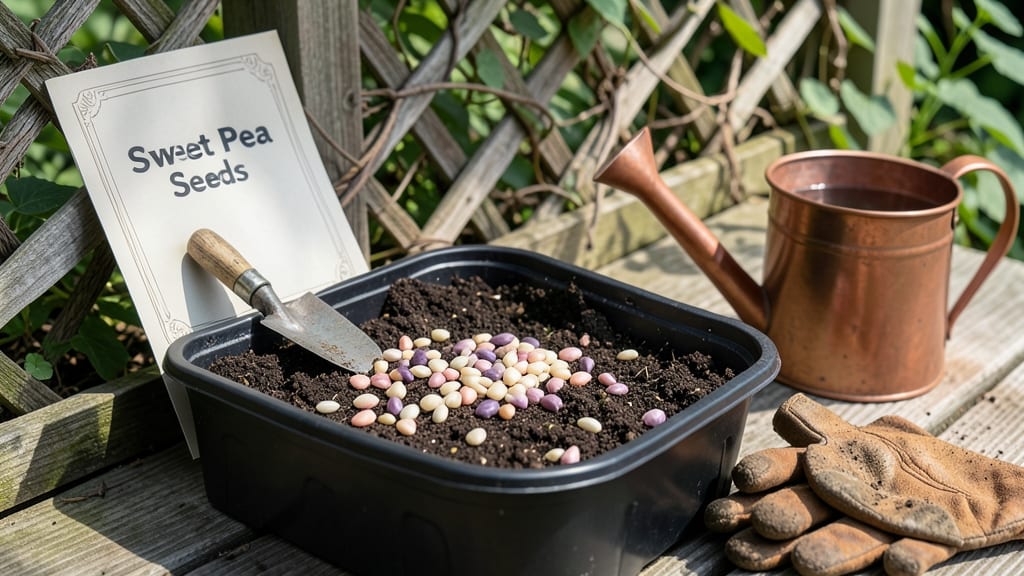 How to Plant Sweet Pea Flower Seeds: Soak, Stratify, and Bloom in 6 Weeks