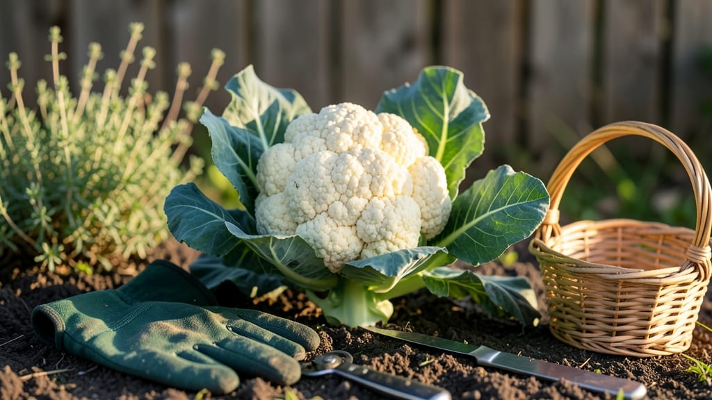 When to Pick Cauliflower: Curd Color and Stem Snap Test