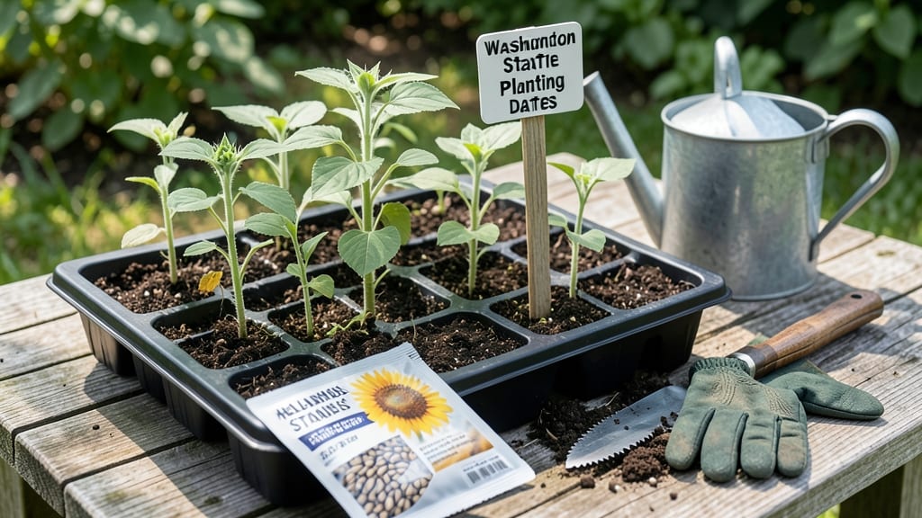 When to Plant Sunflowers in Washington State: Microclimate-Specific Dates for Zero-Frost Success