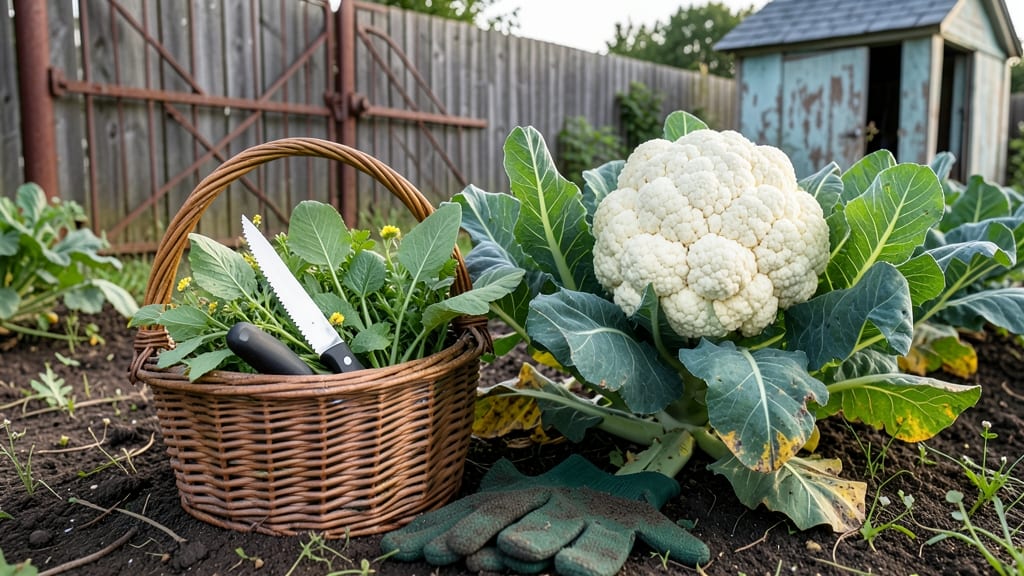 Harvest Time for Cauliflower: Spot the Curd Color Shift Before Picking