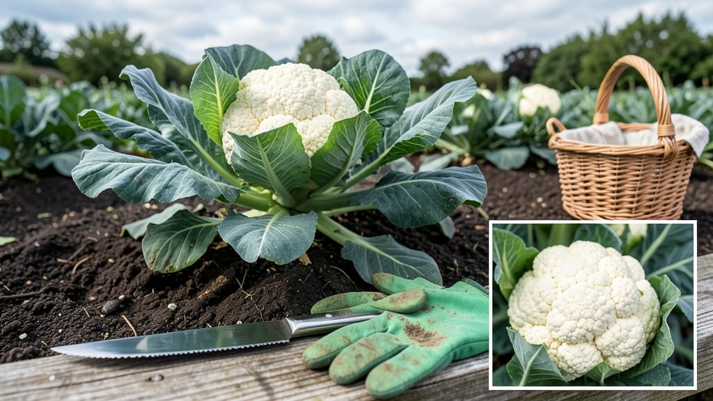 How to Know When to Harvest Cauliflower: Curd Color and Size Checklist